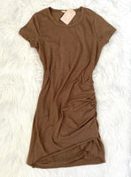 Ruched T-shirt Dress